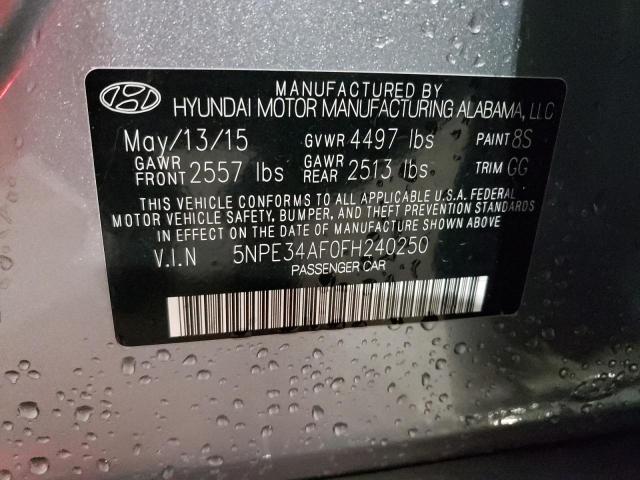 2015 HYUNDAI SONATA SPO - 5NPE34AF0FH240250