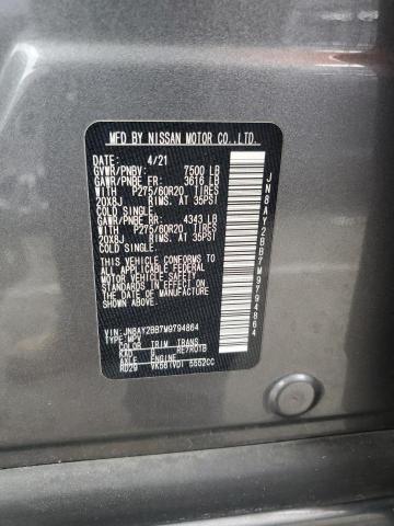 JN8AY2BB7M9794864 Nissan Armada Sl
