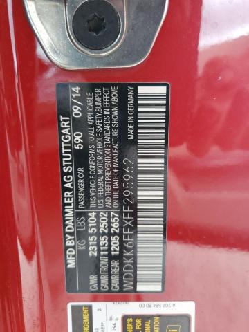 2015 MERCEDES-BENZ E 400 - WDDKK6FFXFF295962