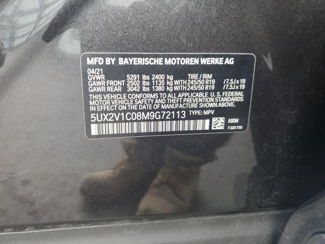 2021 BMW X4 XDRIVE3 - 5UX2V1C08M9G72113