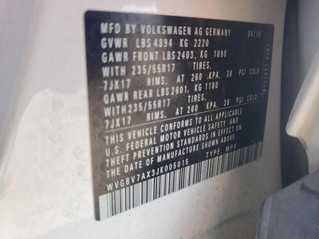 2018 VOLKSWAGEN TIGUAN LIM - WVGBV7AX3JK005015