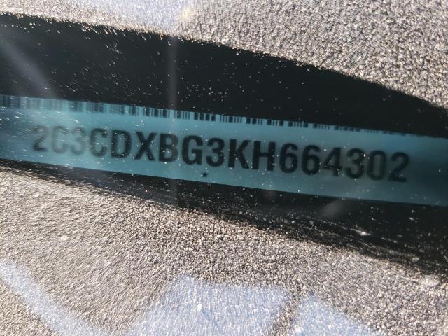 2C3CDXBG3KH664302 Dodge Charger Sxt