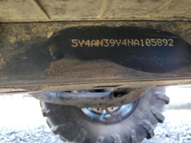 2022 YAMAHA YXE1000 5Y4AN39Y4NA105892