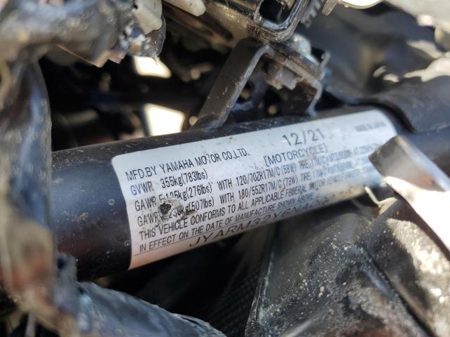 2022 YAMAHA MT07 C JYARM32Y6NA000727