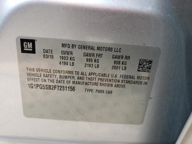 2015 CHEVROLET CRUZE LTZ - 1G1PG5SB2F7231156