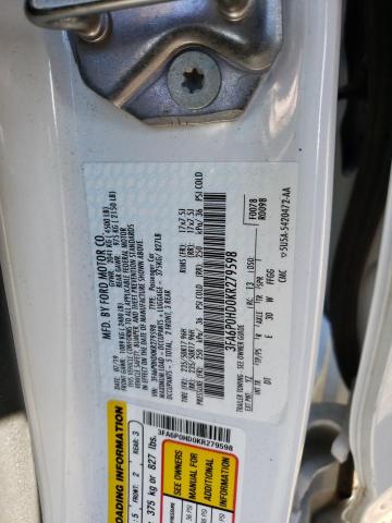 3FA6P0HD0KR279598 Ford FUSION SE