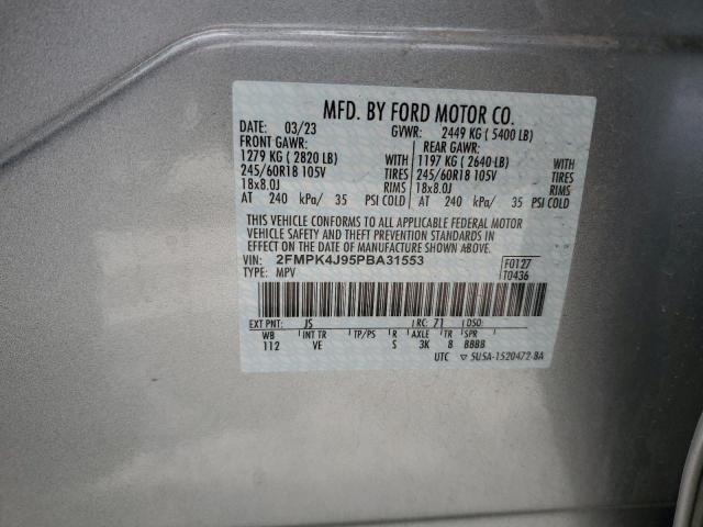 2FMPK4J95PBA31553 2023 FORD EDGE, photo no. 13