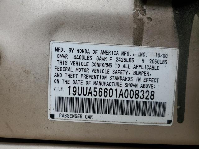 19UUA56601A008328 2001 Acura 3.2Tl