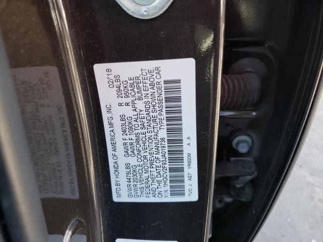 1HGCV2F93JA019736 Honda Accord Touring