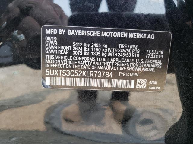 5UXTS3C52KLR73784 2019 BMW X3, photo no. 13