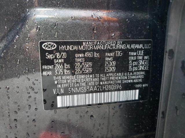 2020 HYUNDAI SANTA FE L - 5NMS53AA2LH280396