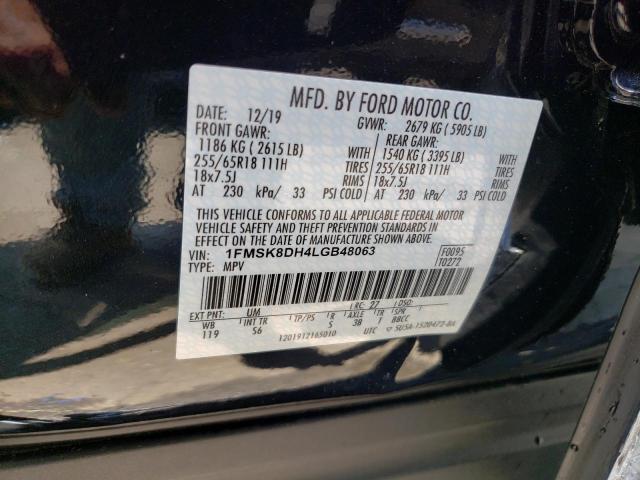 1FMSK8DH4LGB48063 Ford EXPLORER XLT