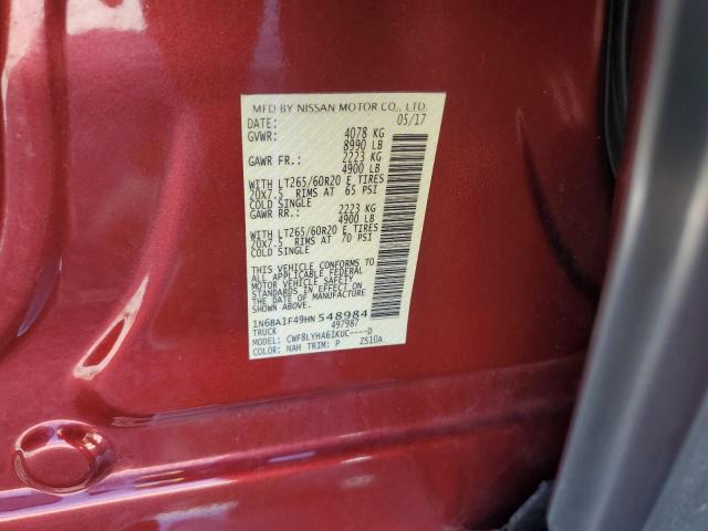 1N6BA1F49HN548984 Nissan Titan Xd Sl