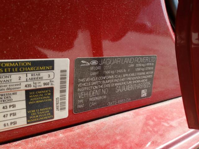 SAJAJ4BN1HA978225 Jaguar XE PREMIUM