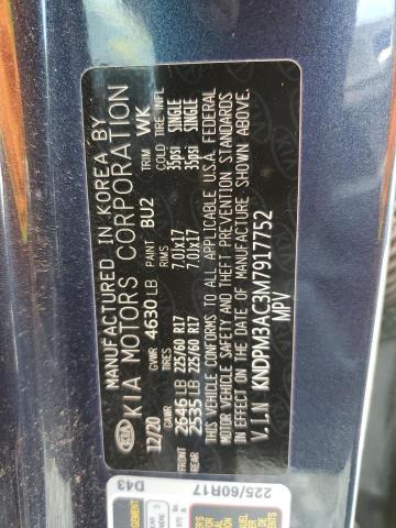 KNDPM3AC3M7917752 KIA Sportage Lx
