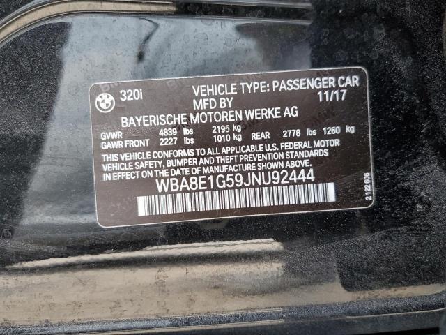WBA8E1G59JNU92444 BMW 320 I