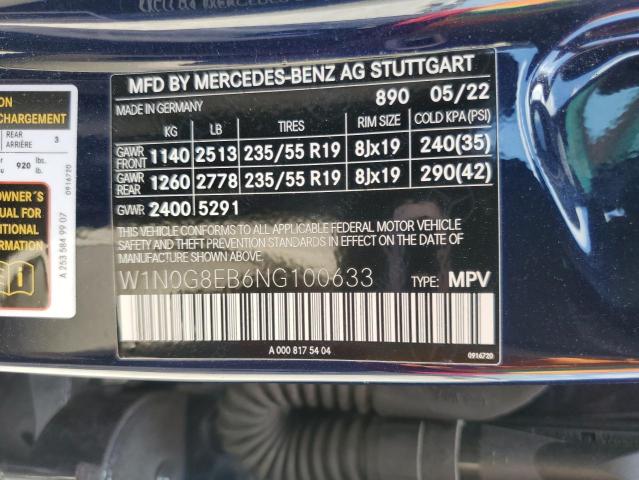 W1N0G8EB6NG100633 Mercedes-Benz Glc 300 4matic
