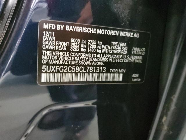 5UXFG2C58CL781313 2012 BMW X6, photo no. 13