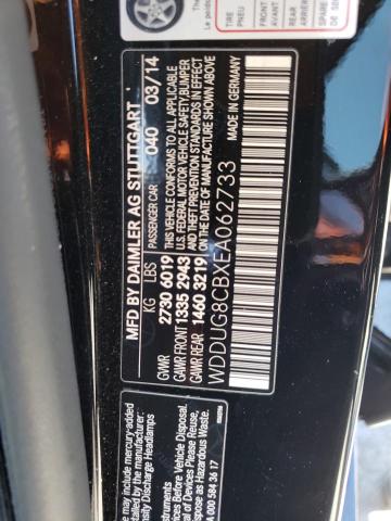 WDDUG8CBXEA062733 Mercedes-Benz S 550