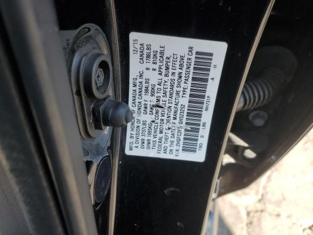 2HGFC2F50GH523252 Honda Civic Lx