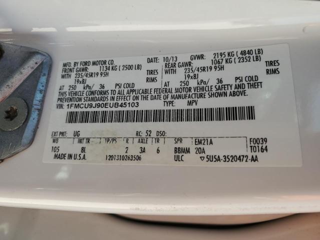 1FMCU9J90EUB45103 Ford Escape Titanium