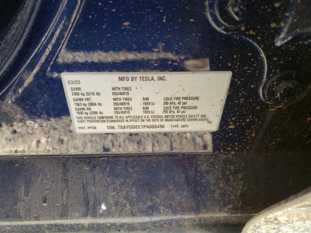 7SAYGDEE1PA088496 Tesla Model Y