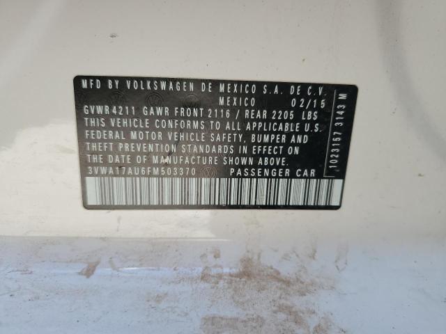 2015 VOLKSWAGEN GOLF SPORT - 3VWA17AU6FM503370
