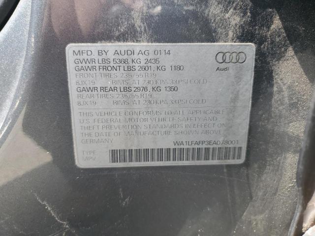 VIN WA1LFAFP3EA078001 2014 Audi Q5, Premium Plus no.14