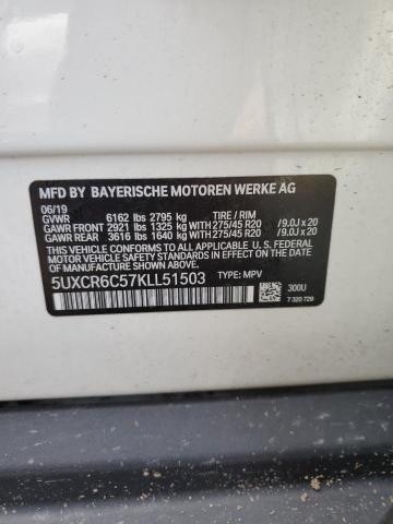 5UXCR6C57KLL51503 2019 BMW X5, photo no. 13