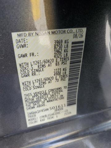 1N6AA1F45HN501611 Nissan Titan Xd Sl