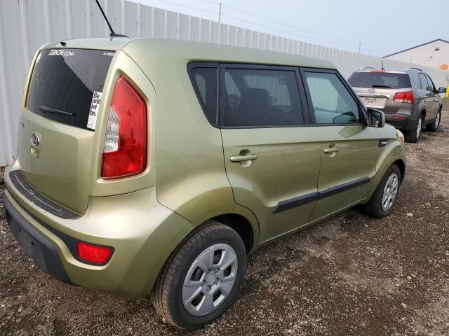 VIN: KNDJT2A56C7429964 Auction: COPART Lot: 62091553 Location: OH - CLEVELAND WEST KNDJT2A56C7429964 KIA SOUL 2012 GREEN Photo 3