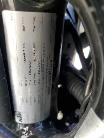 2020 KTM 790 DUKE - VBKTU6403LM780070
