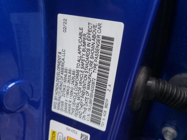 2022 ACURA TLX TECH A - 19UUB6F55NA000872