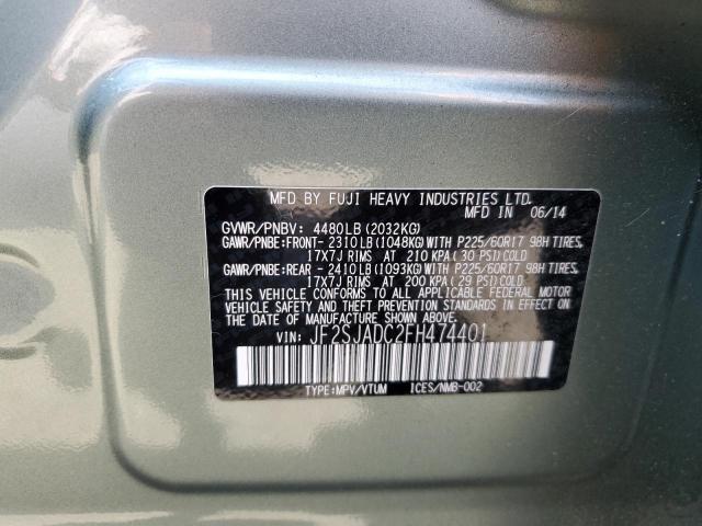JF2SJADC2FH474401 Subaru Forester 2.5i Premium