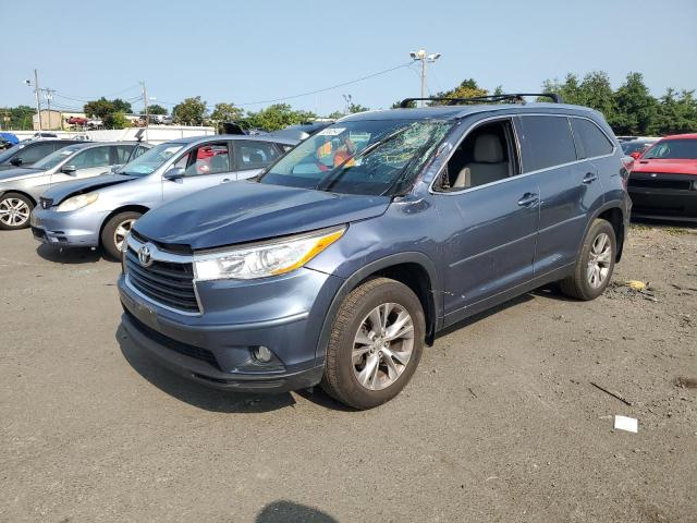 VIN 5TDJKRFH6ES059784 2014 Toyota Highlander, Xle no.1