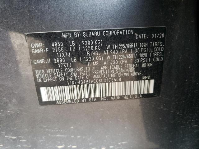 4S4BTACC6L3175508 Subaru Outback Premium