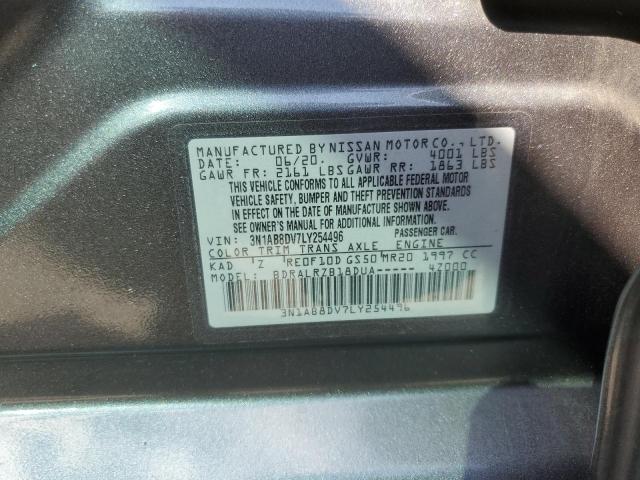 2020 NISSAN SENTRA 4D 3N1AB8DV7LY254496