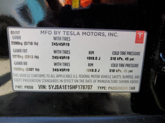 5YJSA1E15HF178707 Tesla MODEL S