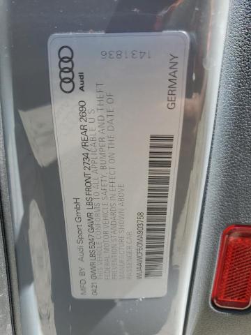 2021 AUDI RS5 - WUAAWCF50MA903758
