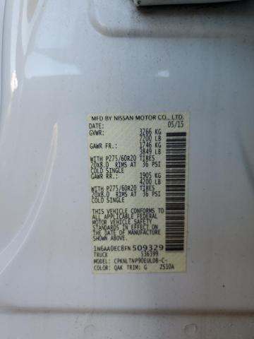 1N6AA0EC8FN509329 Nissan TITAN S