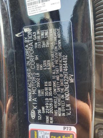 KNDJN2A22H7464492 KIA Soul