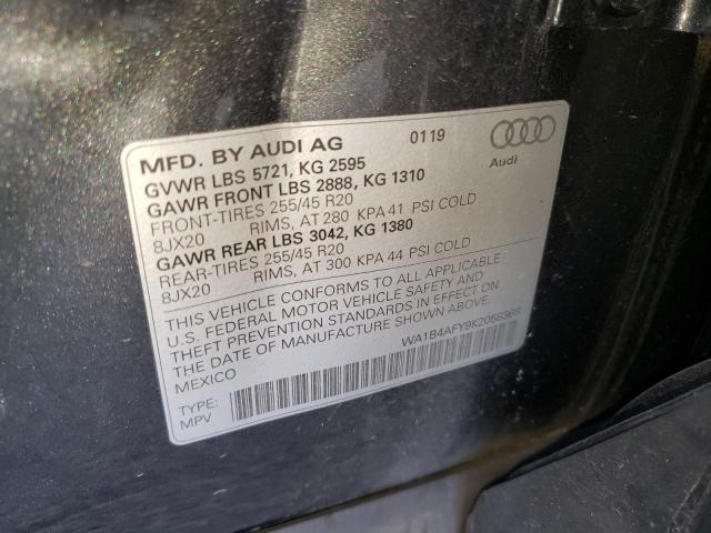 WA1B4AFY9K2058366 2019 AUDI SQ5, photo no. 13