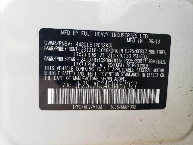 JF2SJAGC4EH457027 Subaru Forester 2.5i Premium