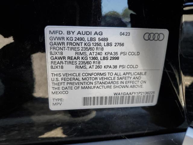 WA1GAAFY1P2136225 Audi Q5 PREMIUM 10