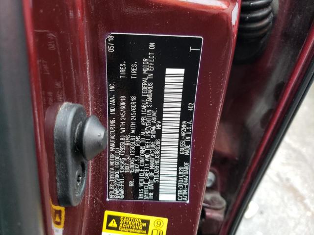 5TDJZRFH0JS880286 Toyota Highlander Se