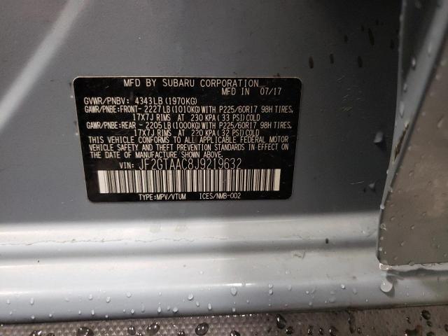 JF2GTAAC8J9219632 Subaru Crosstrek