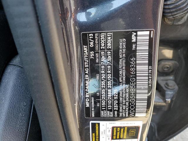 WDCGG5HB5EG168366 Mercedes-Benz GLK 350