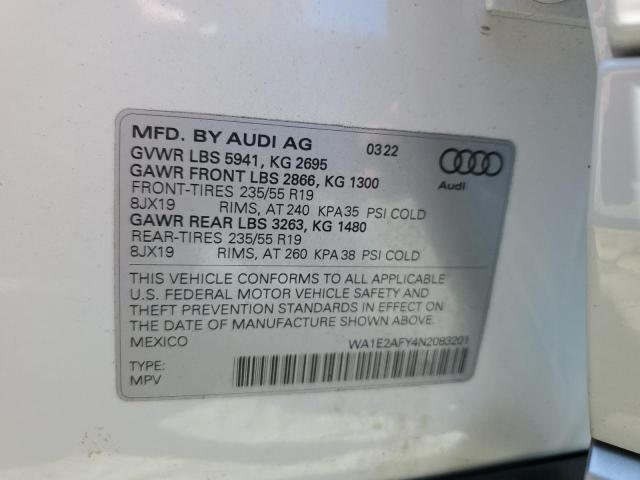 2022 AUDI Q5 E PREMI - WA1E2AFY4N2083201