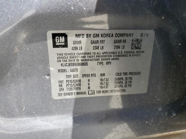 KL4CJBSB9EB680605 Buick Encore Convenience