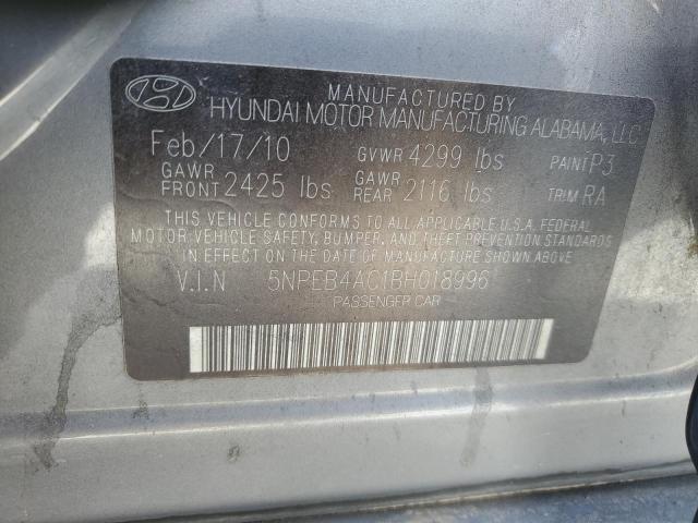 5NPEB4AC1BH018996 | 2011 Hyundai sonata gls